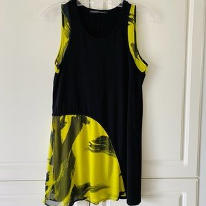 Tunic by MADO et les Autres French brand
Electric Chartreuse yellow & black